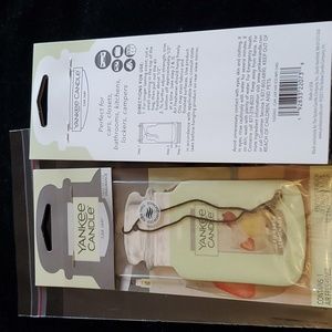 Yankee candle iced Berry Lemonade cardboard hanging car jar